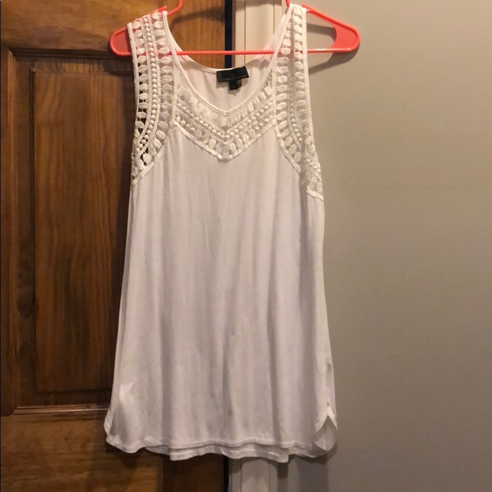 White tank top